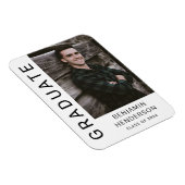 Klasse van Afstuderen 2023-jongen Foto Magneet (Rechterzijde)