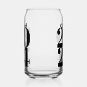 Klasse van Afstuderen 2024 Blikvorm Glas (Links)