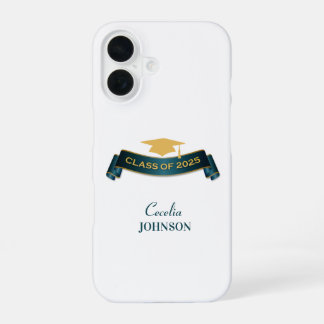 Klasse van Afstuderen 2025 iPhone 16 Hoesje