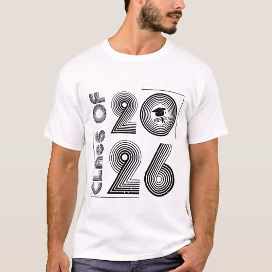 Klasse van Afstuderen 2026 Hoger dan 2026 T-shirt (Voorkant)
