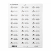 Klasse van alumni 2024 etiket (Full Sheet)