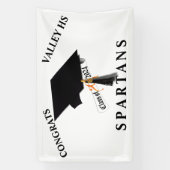 Klasse van alumni 2024 spandoek (Verticaal)