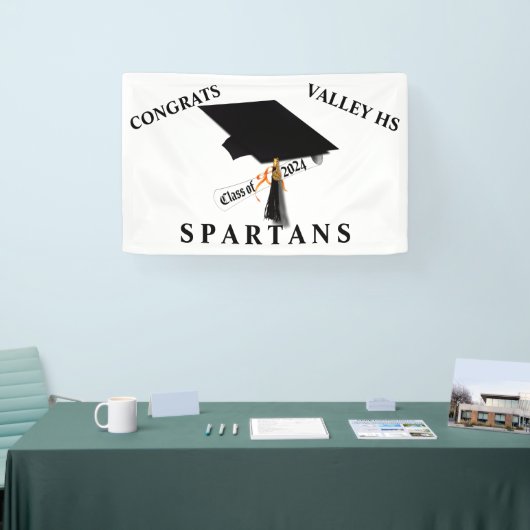 Klasse van alumni 2024 spandoek (Beurs)