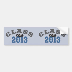 Klasse van blauw 2013 bumpersticker