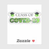 Klasse van COVID-19 Sticker (Vel)