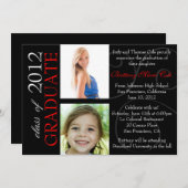 Klasse van de Afstuderen aankondiging van 2012 (Voorkant / Achterkant)