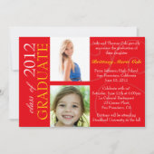 Klasse van de Afstuderen aankondiging van 2012 (Voorkant)