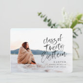 Klasse van de afstuderen aankondiging van 2018 (Staand voorkant)