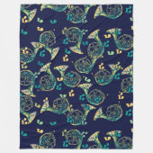 klasse van de Horn Band Fleece Deken (Voorkant)