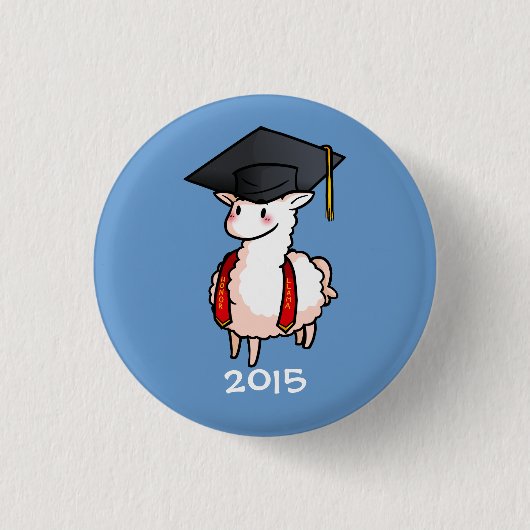 Klasse van de Llama-Button van 2015 Ronde Button 3,2 Cm (Voorkant)