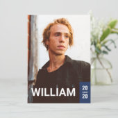 Klasse van de Moderne Kaart van de Uitnodiging van (Staand voorkant)