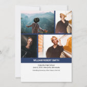 Klasse van de Moderne Kaart van de Uitnodiging van (Achterkant)