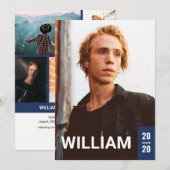 Klasse van de Moderne Kaart van de Uitnodiging van (Voorkant / Achterkant)