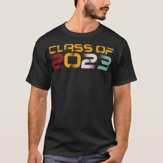 Klasse van de Retrotekst van 2023 T-shirt