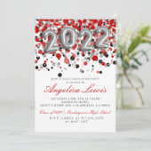 Klasse van de uitnodiging van de Graduation Party  (Staand voorkant)