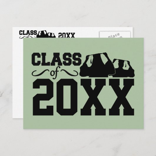 Klasse van ELK jaar aangepaste briefkaarten (Voorkant / Achterkant)