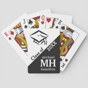 KLASSE VAN (enig jaar) aangepaste monogram speelka Pokerkaarten