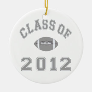 Klasse van Football 2012 - grijs 2 Keramisch Ornament