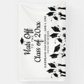 Klasse van het 20XX Schoolnaambordje Spandoek (Verticaal)