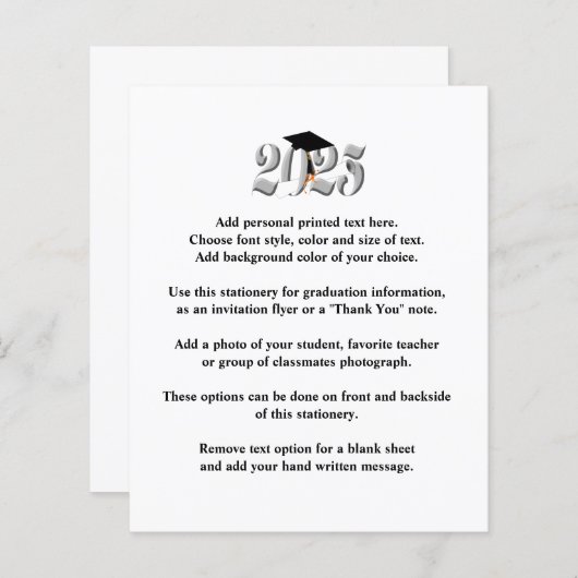 Klasse van het Afstuderen 2025 (Voorkant / Achterkant)