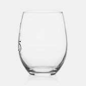 Klasse van het Afstuderen 2025 Wijnglas Zonder Voet (Links)