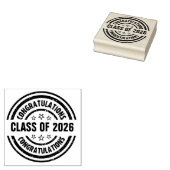 Klasse van het Afstuderen 2026 Rubberstempel (Gestempeld)