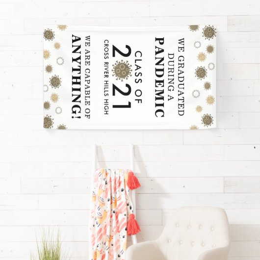 Klasse van het COVID-pandemisch Afstuderen van 202 Spandoek (Insitu)