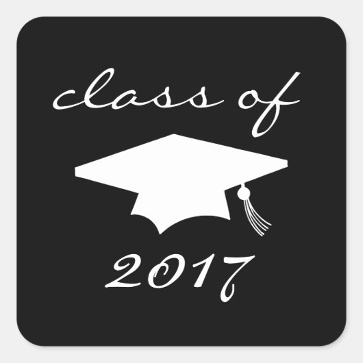 Klasse van het etiket van 2017 (zwarte afdekplaat) (Voorkant)