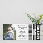 klasse van het fototicket van 2011 kaart (Staand voorkant)