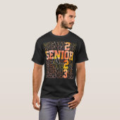 Klasse van hoger Afstuderen van 2023 e-kleurstof S T-shirt (Voorkant volledig)