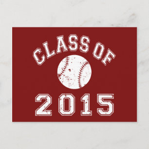 Klasse van honkbal 2015 briefkaart
