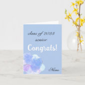 klasse van hooggeplaatste afstuderen kaart (Gele Bloem)