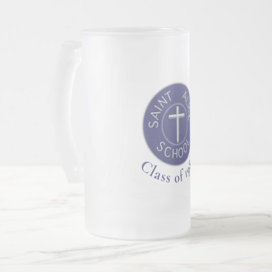 Klasse van Saint Alice Trad Patch Matglas Bierpul (Voorkant links)