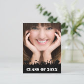 Klasse van Senior Afstuderen Open House Invitation Uitnodiging Briefkaart (Staand voorkant)