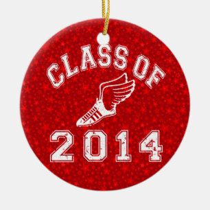Klasse van spoor en veld 2014 keramisch ornament