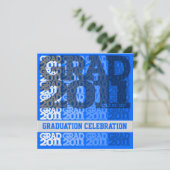 Klasse van uitnodiging 03GG van de Graduation Part (Staand voorkant)