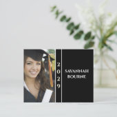 Klasse van verandering naar het Afstuderen van het Uitnodiging Briefkaart (Staand voorkant)