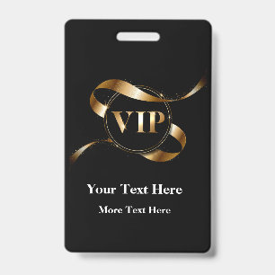 Klasse VIP-badge bewerkbare budgettemplates Badge