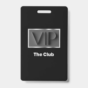 Klasse VIP Club Ingangsbadges Badge