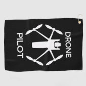 Klassen Drone Pilot Golfhanddoek (Horizontaal)