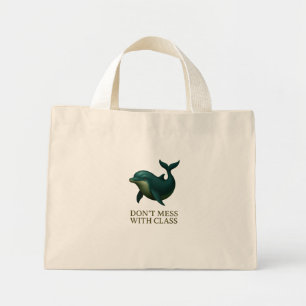 klassenaap mini tote bag