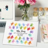 klassenamen leraar handdruk kaart