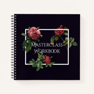 Klassenwerkboek met Rozen Notitieboek