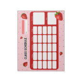 Klasseschema Notitieblok (Gedraaid)