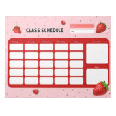 Klasseschema Notitieblok (Voorkant)