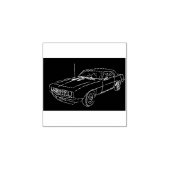 **KLASSIC CAR LOVER** WORD STEMP 	RUBBERSTEMPEL (Afrduk)
