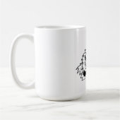 Klassiek 15 oz. mok met KCA-illustraties (Links)