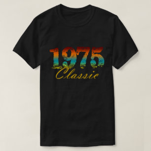 Klassiek 1975 T-shirt geboren in 1975 Birthday Gif