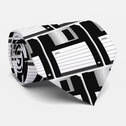 Klassiek 3,5-inch diskettestation Stropdas (Opgerold)