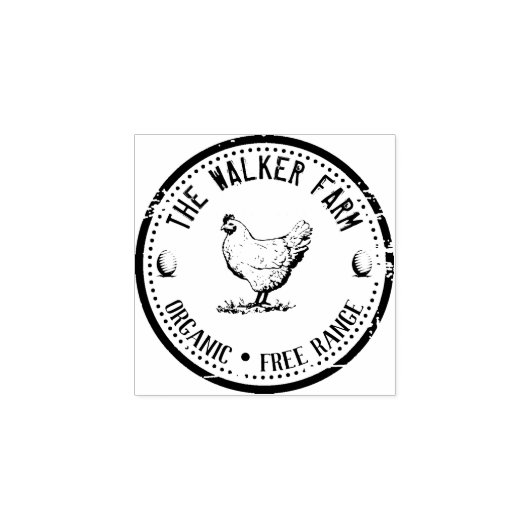  Klassiek ⎢ Aangepast Eirubberen Stempel (Afrduk)